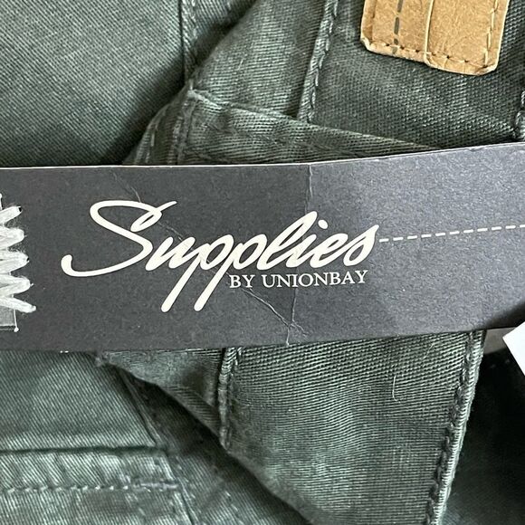 Unionbay Supplies Womens Green Camo Skinny Jeans - Picture 7 of 7